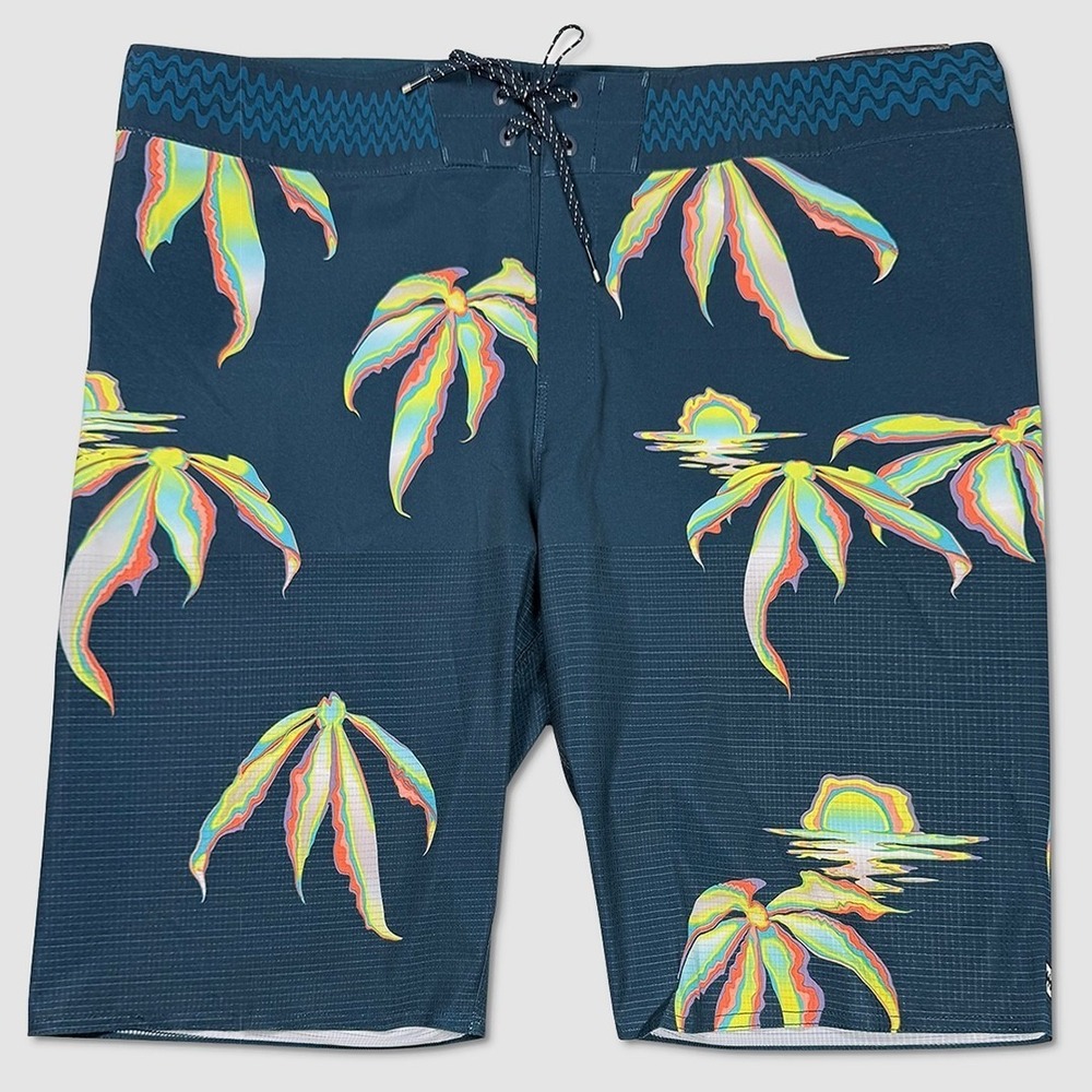 Billabong Sundays Air Board Shorts - NWT Mens Size 38 Blue‎ / Multi - #49568-K5